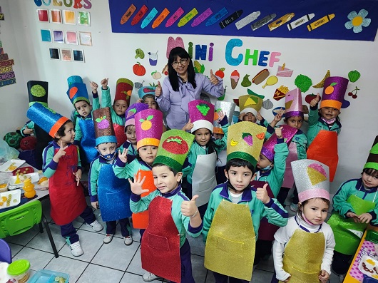Learning and fun in our Mini Chef Kindergarten